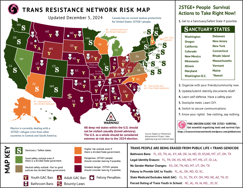 Trans Resistance Network Risk Assessment Map